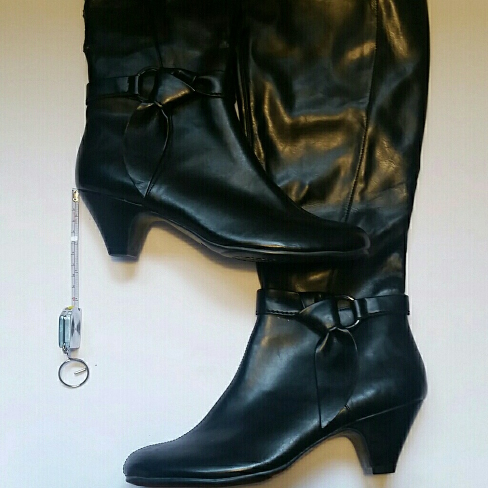 Leather boots